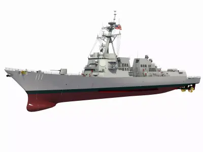 USS SPRUANCE-ARLEIGH BURKE 3D model