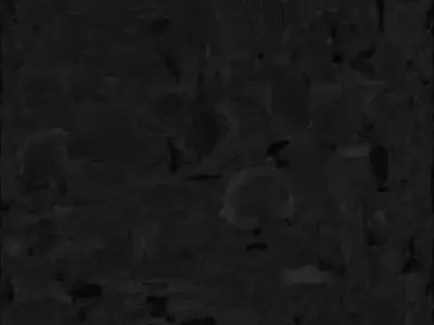 Cartoon Squirrel Scarf 3D Model Cozy Winter Character Low-poly 3D model