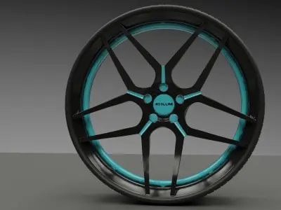 Adollar Alloy Rim Free 3D model