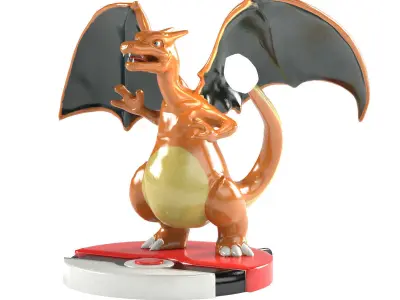 Charizard Lamp 3D model
