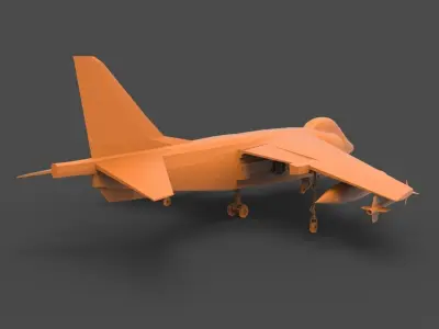 AV-8B Harrier 3D print model