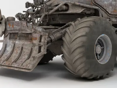 Apocalyptic Truck 2 3D model