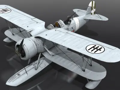 RO43 Maggiolino Low-poly 3D model