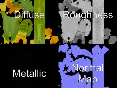 Colorful Seahorse Model Pack  Detailed Marine Creature for An... Low-poly 3D model