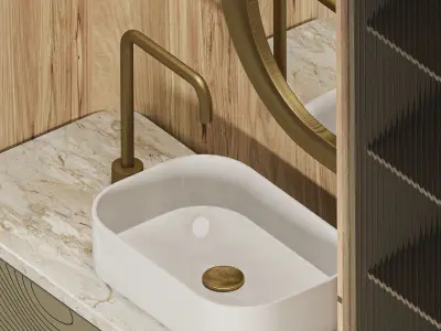 Bathroom Furniture Free 3D model order