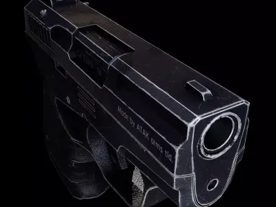 Stalker M906 Low-poly 3D model