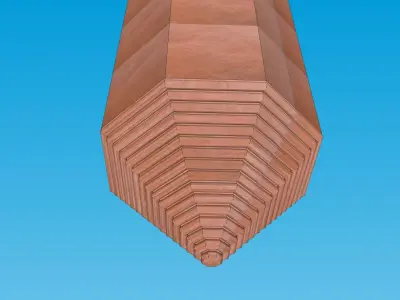 indian minar tower 3D model