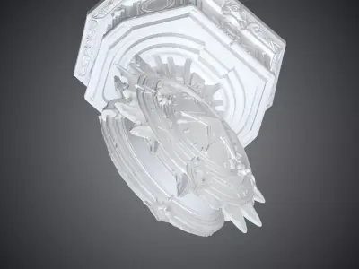 Heroic Shield Medallion  Legendary Star Emblem PM-329 3D print model