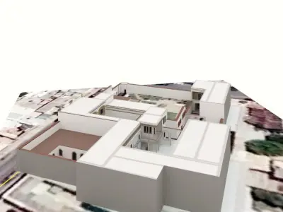 Museo Historico de la Revolucion Low-poly 3D model