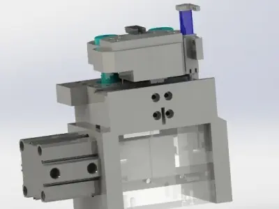 Clever z axis transverse mechanism 3D model