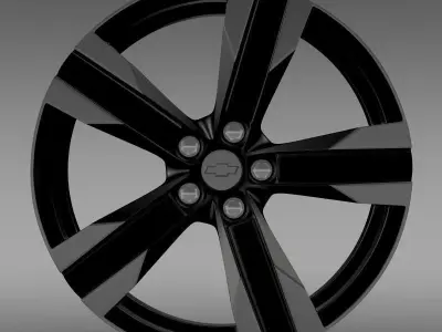 Chevrolet Camaro SEMA 2011 rim 3D model
