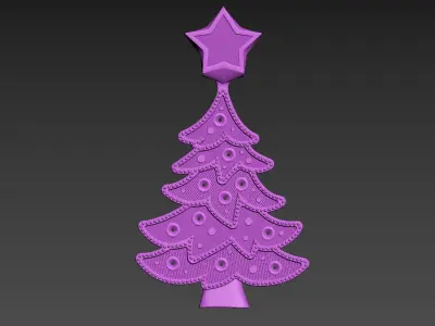 Cristmas pendant Free 3D print model