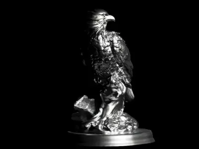 eagle statue 3D model