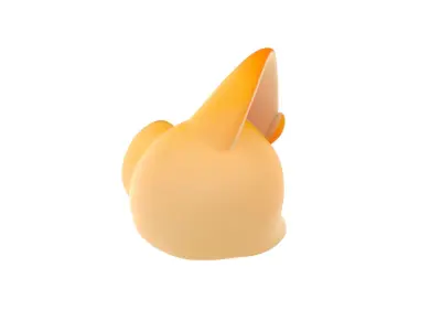 Prop166 Fennec Head 3D model