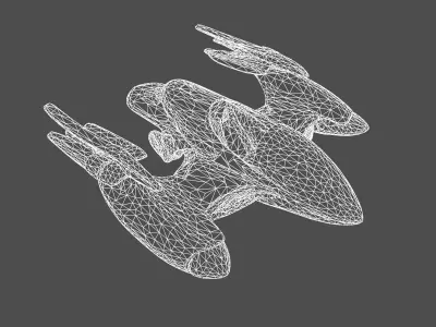 Futuristic AeroGlide 3D model