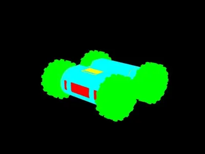 Nerva Lg UGV Low-poly 3D model