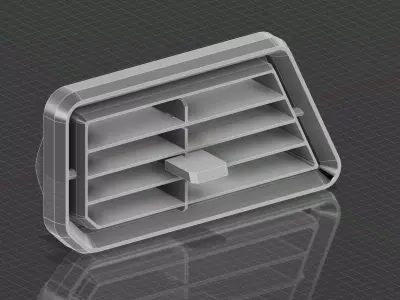 3D Airflow Redirector for Automotive  3D print model