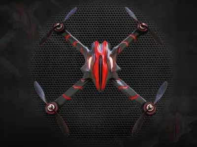 Drone Concept 3D model