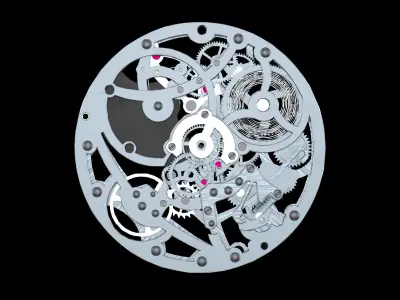 Watch 14 lowpoly Low-poly 3D model