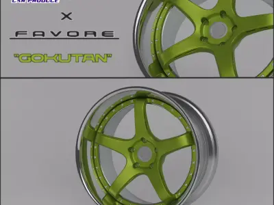 N Style X Favore Gokutan Free low-poly 3D model