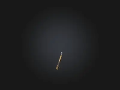 Makeshift Spear Low-poly 3D model