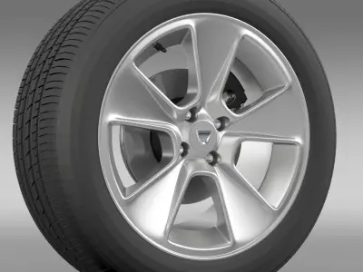 Dacia Logan wheel 3D model