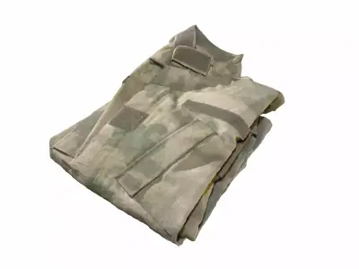 Folded Combat Shirt 3D Scan 3D model