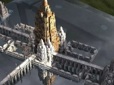 El Dorado City part 1 Kit bash 3D model