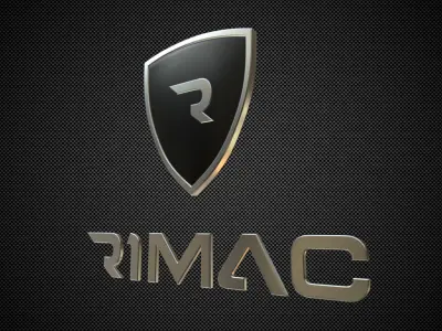 rimac logo 3D model