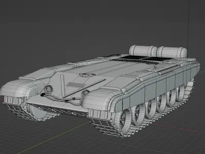 T-72 A 3d Model 3D model