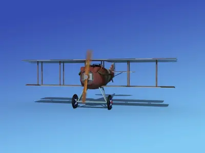 SPAD VII 3D model
