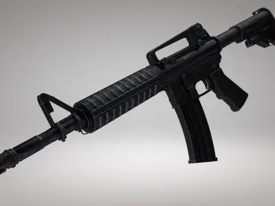 M4 Assault Rifle  3D model