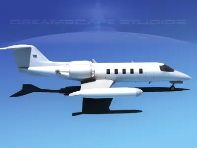 Gates Bombardier Learjet 35 V01 3D model