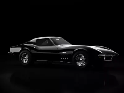 Stingray corvette 3D model