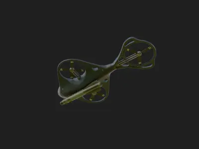 Drone with Missile Low-poly 3D model