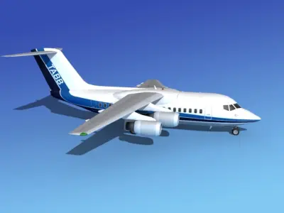 BAe 146-100 TABB 3D model