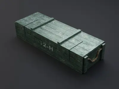 Military Weapon Case 3D model
