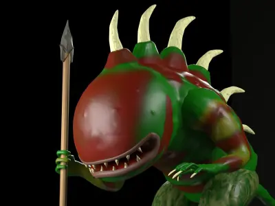 HoMM3 Infernal Troglodyte 3D model