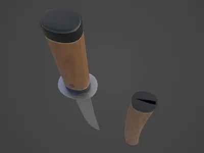 Tanto - Gameready Asset Low-poly 3D model