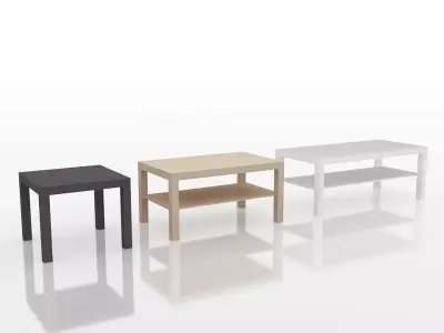 Ikea LACK Table Free low-poly 3D model