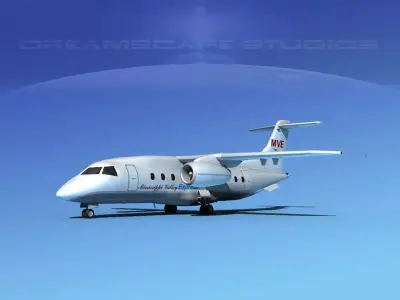 Dornier 328Jet Mississippi Valley Air 3D model