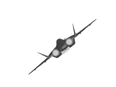 Sukhoi Su-57 3D model