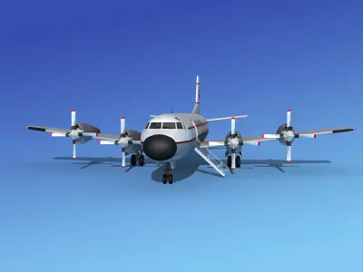 Lockheed L-188 Electra HP Aero Alliance 3D model