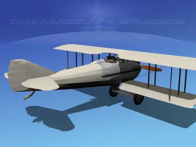  SPAD SXIII Unpainted 3D model