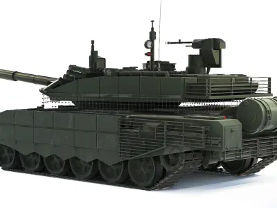 Tank T-90M 2020 3D model