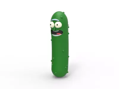 Pickle Rick 3D print model
