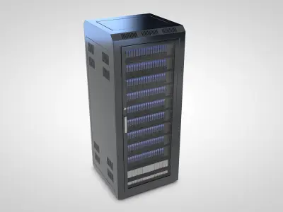 Server Rack 3D model buy