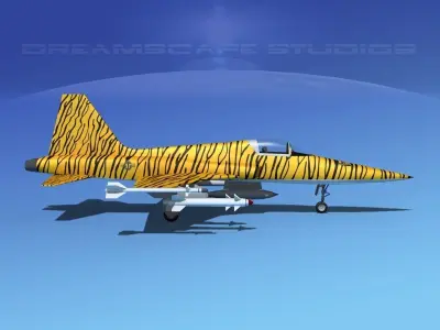 Northrop F-5E Tiger V15 Navy 3D model