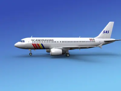 Airbus A320 SAS 3D model