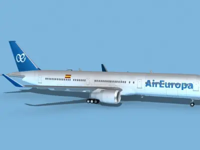 Boeing 767-400 Air Europa 3D model